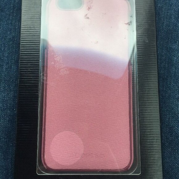 Adopted Fitted Pink Mauve Leather Texture Wrap Case iPhone 6 6s Cell Phone - Picture 2 of 4